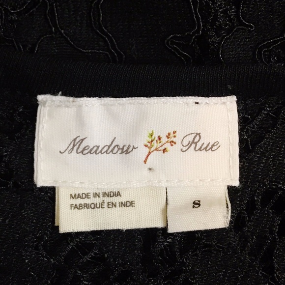 ❌SOLD❌ Anthropologie | Meadow Rue Black Top S - Picture 3 of 8